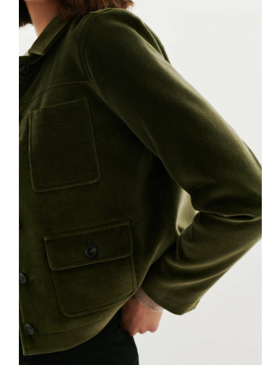 Veste vminatavelours
