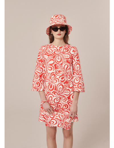 Robe Rivanna Corail en Coton