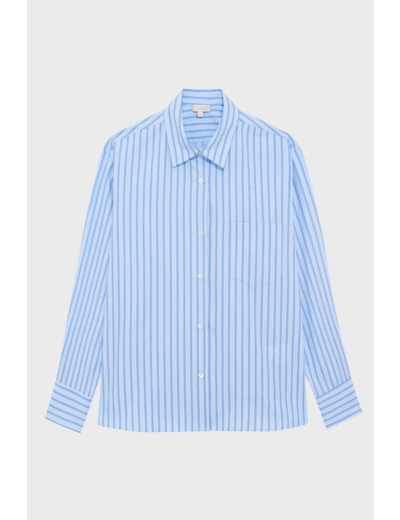 Chemise en popeline rayée - AMBRE