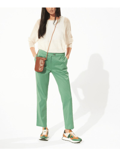 Pantalon droit menthe