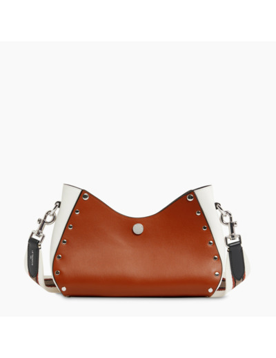 Petit sac bandoulière Sans Couture en cuir lisse