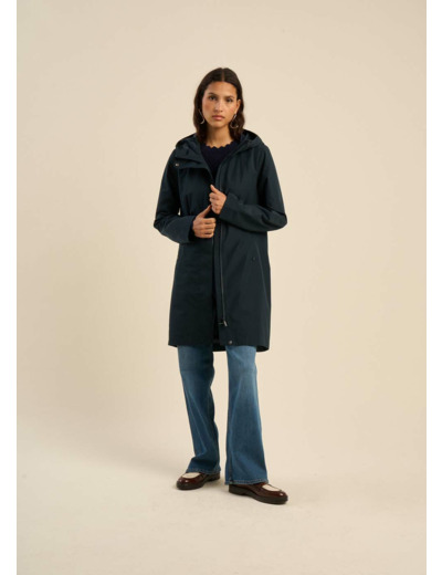 parka déperlante à zip