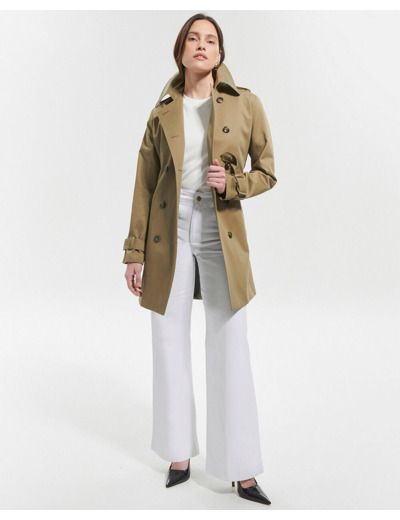 Trench Taoto Kaki en Coton