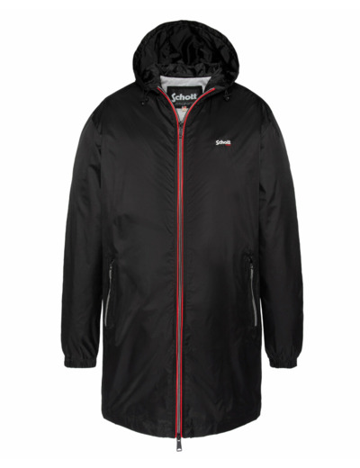 Coupe-vent long à capuche SCHOTT CLYDE25
