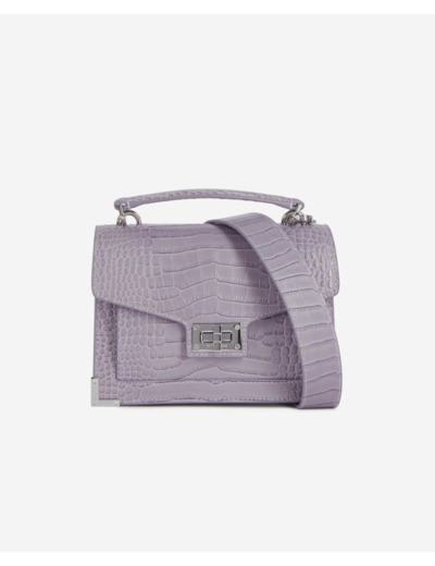 Sac Emily Small En Cuir Violet light purple