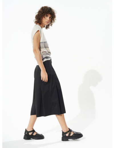 Pantalon large noir