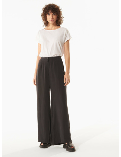 Pantalon large noir