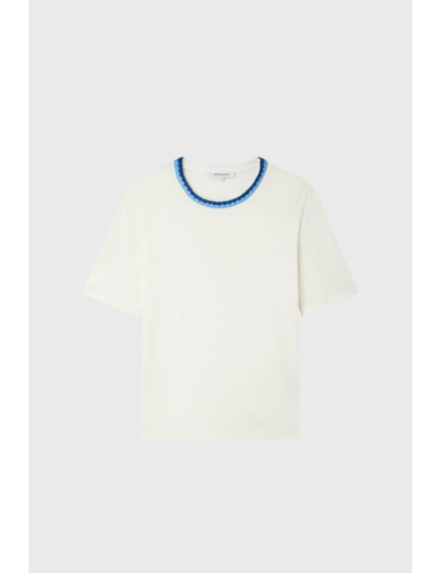 T-shirt col rond brodé - MARCELLA