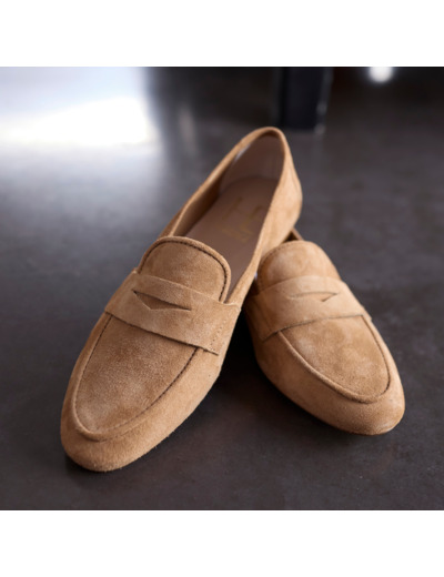 Mocassins Femme Hirika Camel