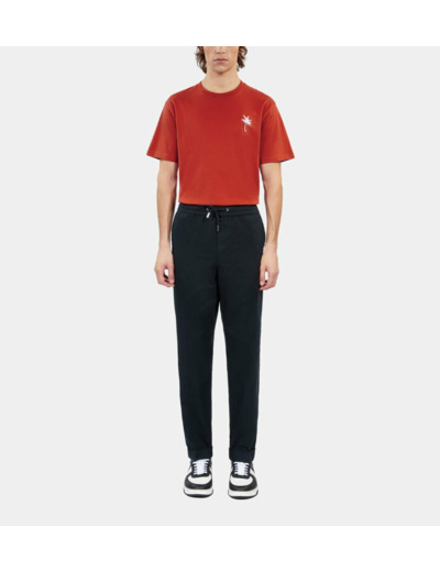 Pantalon Bleu Marine En Coton navy