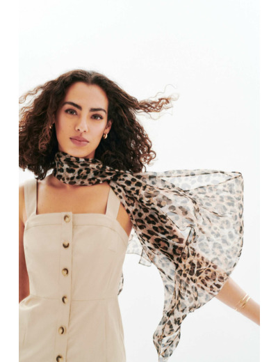 Foulard leon 100% soie