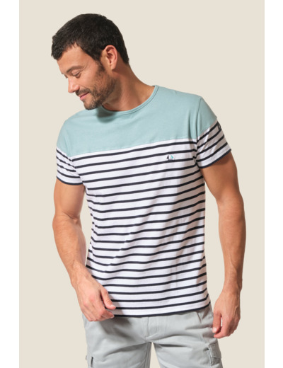 Tee-shirt col rond manches courtes Hiroki