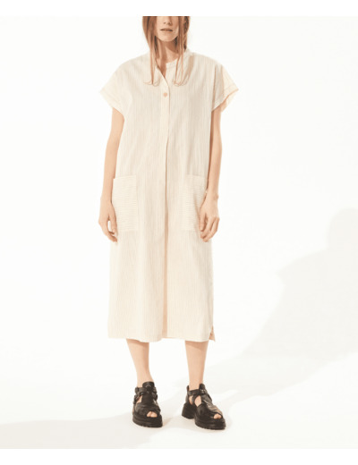 Robe rayure naturelle