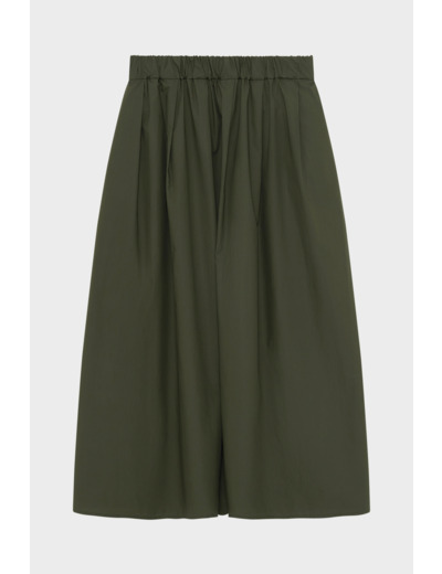 Jupe longue unie en coton - VIVIKA