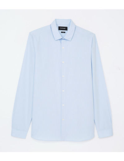 Chemise homme bleu