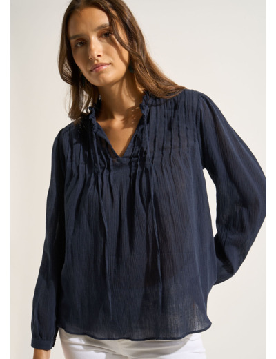 Blouse en gaze de coton