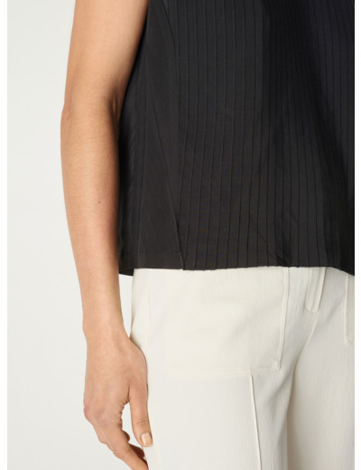 Blouse fanny noir