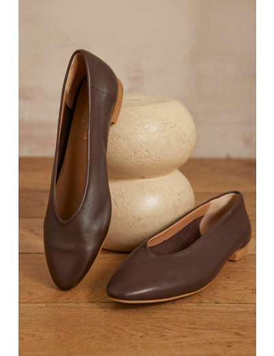 Ballerines MONA en cuir