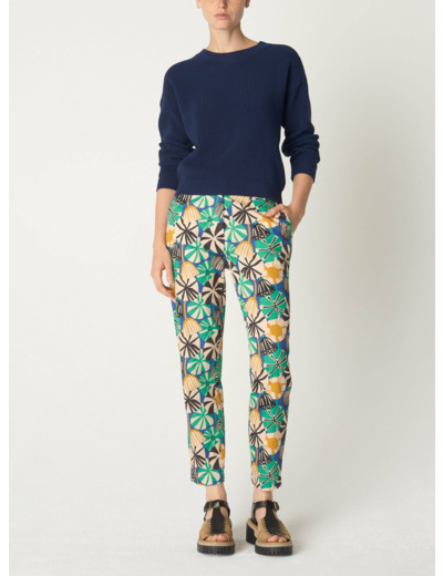 Pantalon janice bleu majorelle