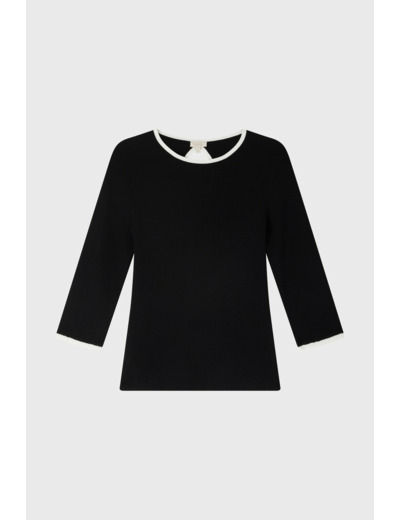 Pull en maille fine côtelée - LOUKY