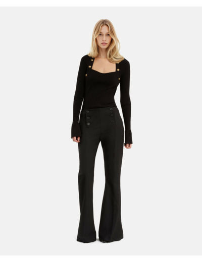 Pantalon a pont black