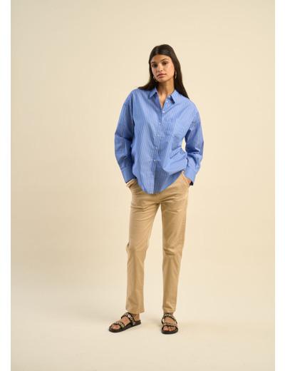 Pantalon chino taille basse