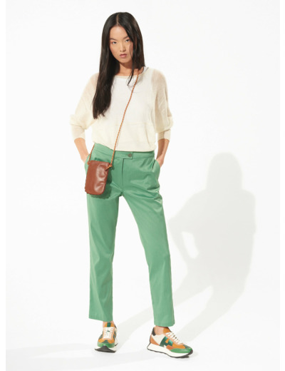 Pantalon droit menthe