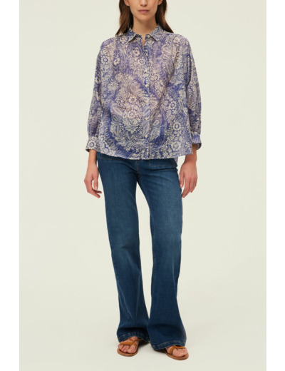 Chemise bandana en coton - ARMINDA