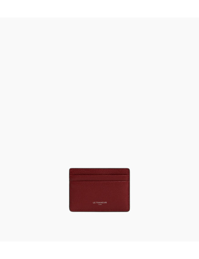Porte cartes Emile en cuir grainé