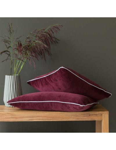 Coussin garni en velours | Impérial | Tradition des Vosges