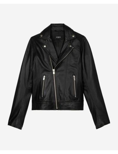 Blouson Cuir noir
