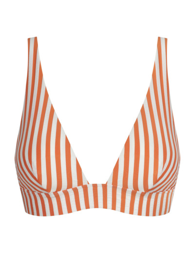 Haut de maillot de bain triangle sans armatures