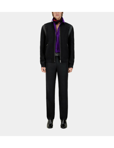 Blouson noir avec studs black