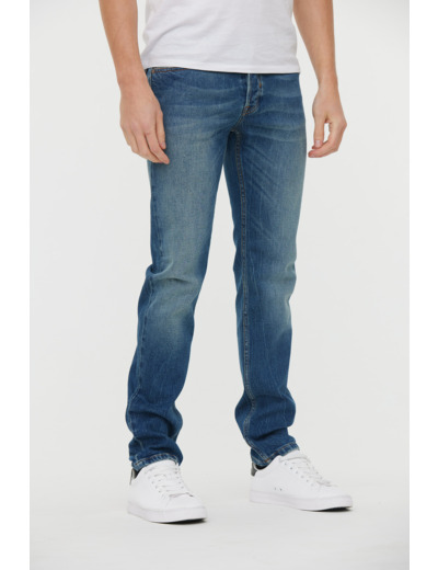 Pantalon straight fit ,taille medium,jambe ajustée