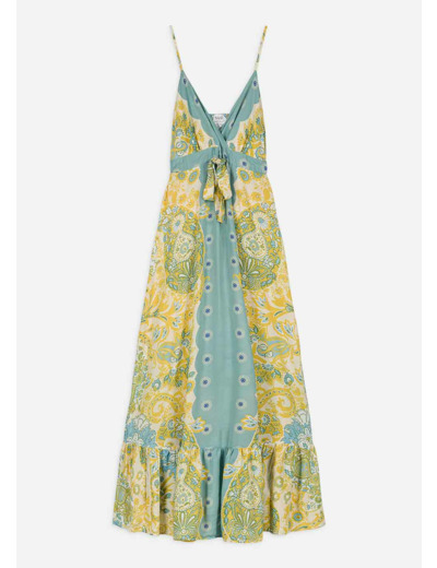 Robe longue à bretelles