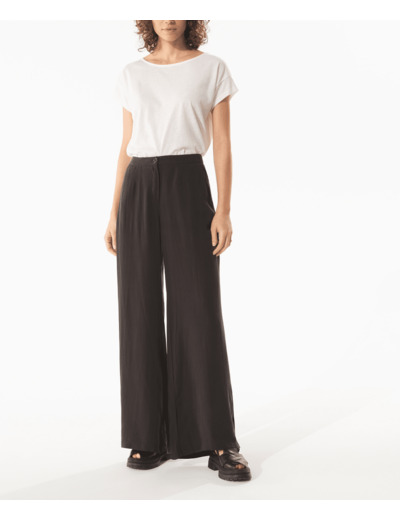 Pantalon large noir