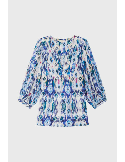 Blouse motifs aquarelle - ALIANORE