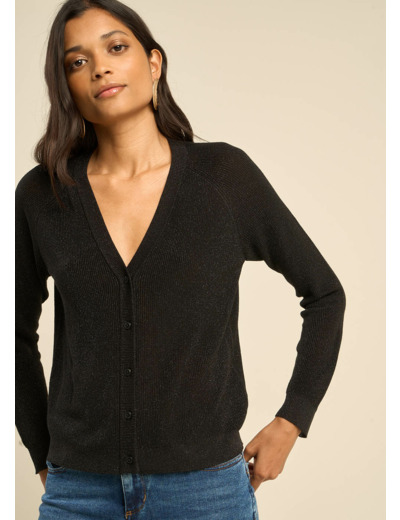 Gilet avec détails brillants