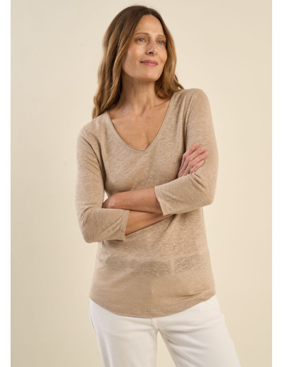 Tee-shirt en lin