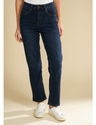 Jean taille haute cinq poches