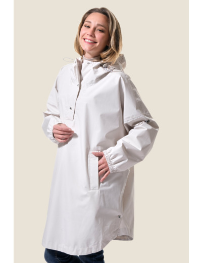 Cape de pluie mixte à capuche Kapaï