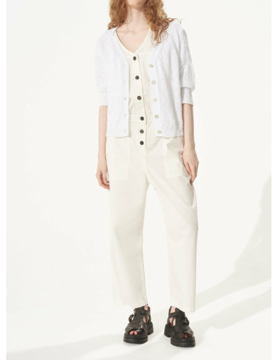 Cardigan blanc