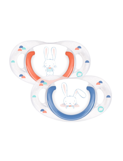 Sucettes physiologiques, 18-36 mois, Sweet Bunny Sweet Bunny