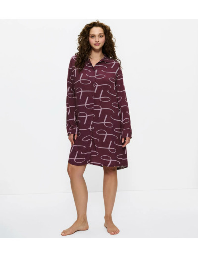 Chemise de nuit manche longue