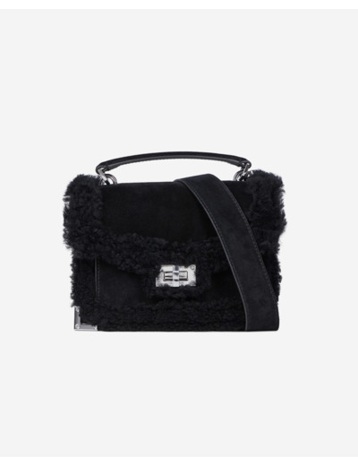 Sac Emily Small Cuir Suède Noir black