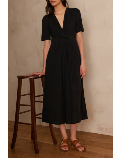 Robe longue en coton LOVE