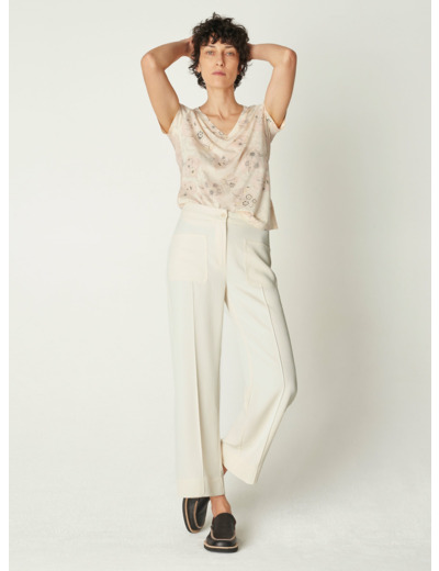 Pantalon uma creme