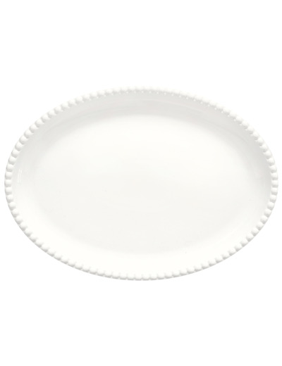TIFFANY WHITE Plat ovale 32,5x23cm