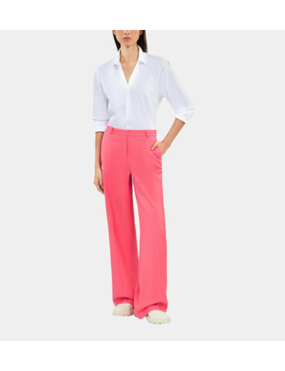 Pantalon Tailleur Fuchsia retro pink