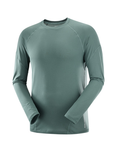 Cross Run Ls Tee North Atlantic